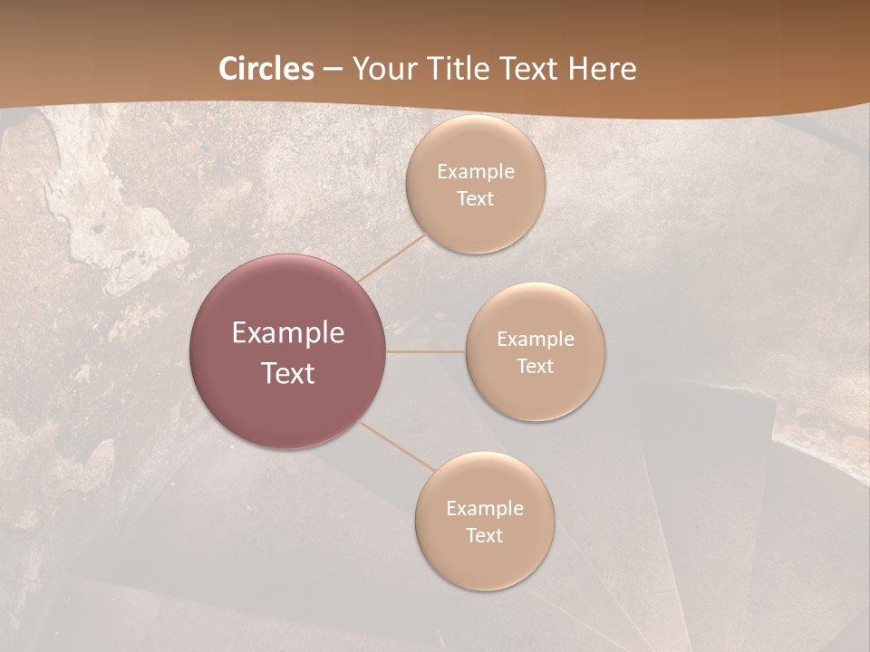 Holiday Stair Window PowerPoint Template