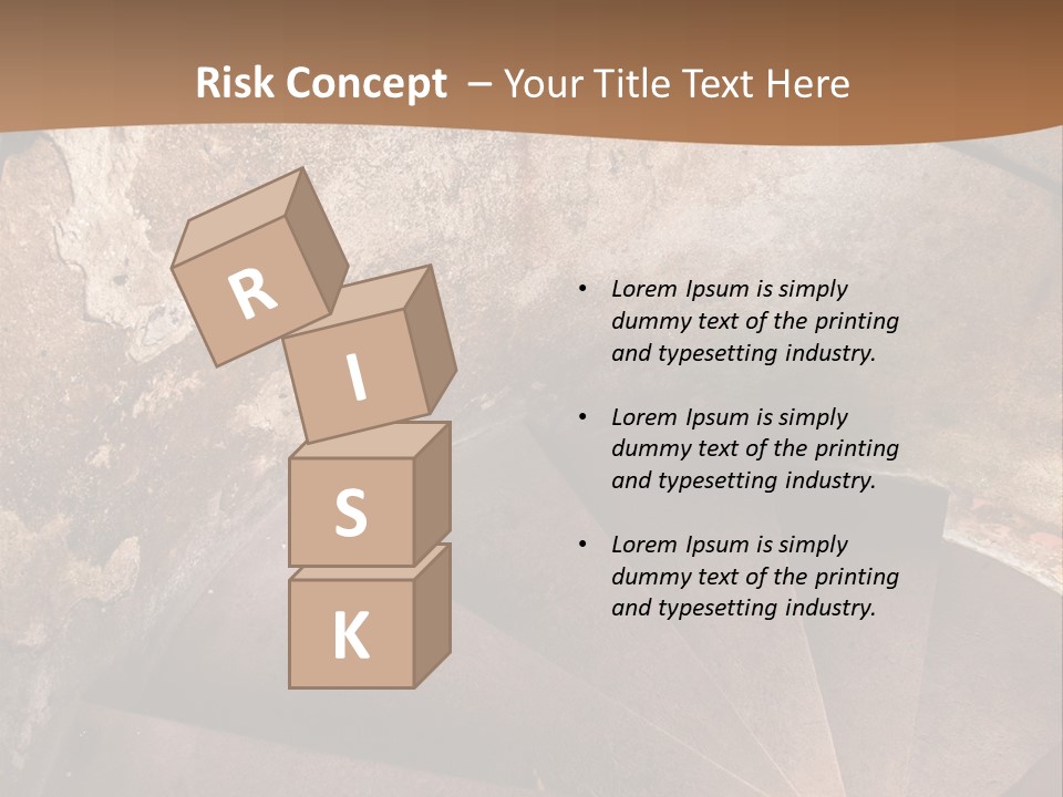 Holiday Stair Window PowerPoint Template