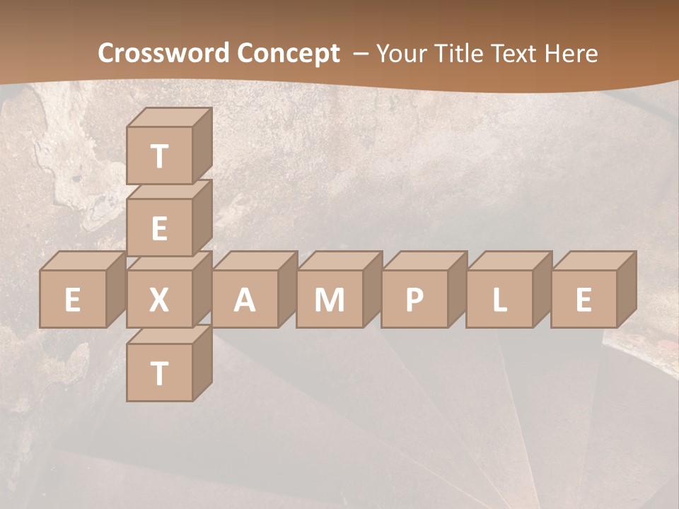 Holiday Stair Window PowerPoint Template