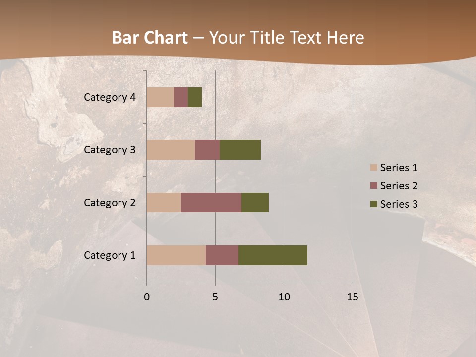 Holiday Stair Window PowerPoint Template