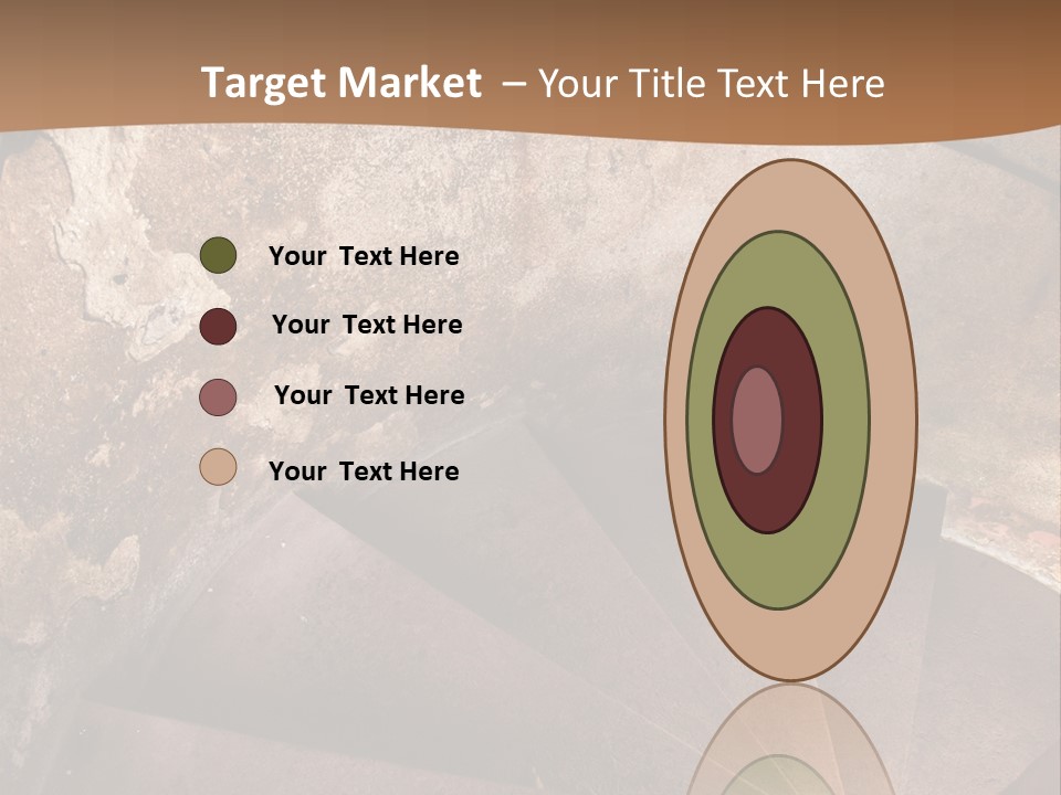 Holiday Stair Window PowerPoint Template