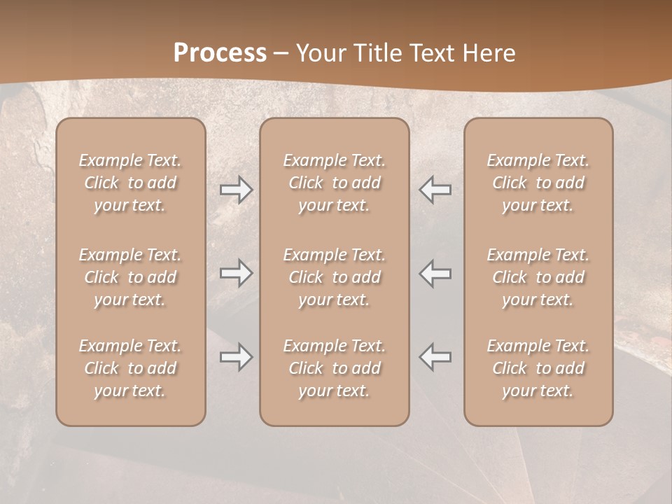 Holiday Stair Window PowerPoint Template