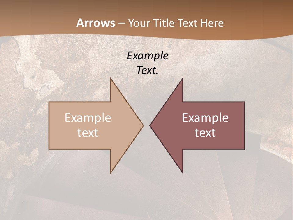Holiday Stair Window PowerPoint Template