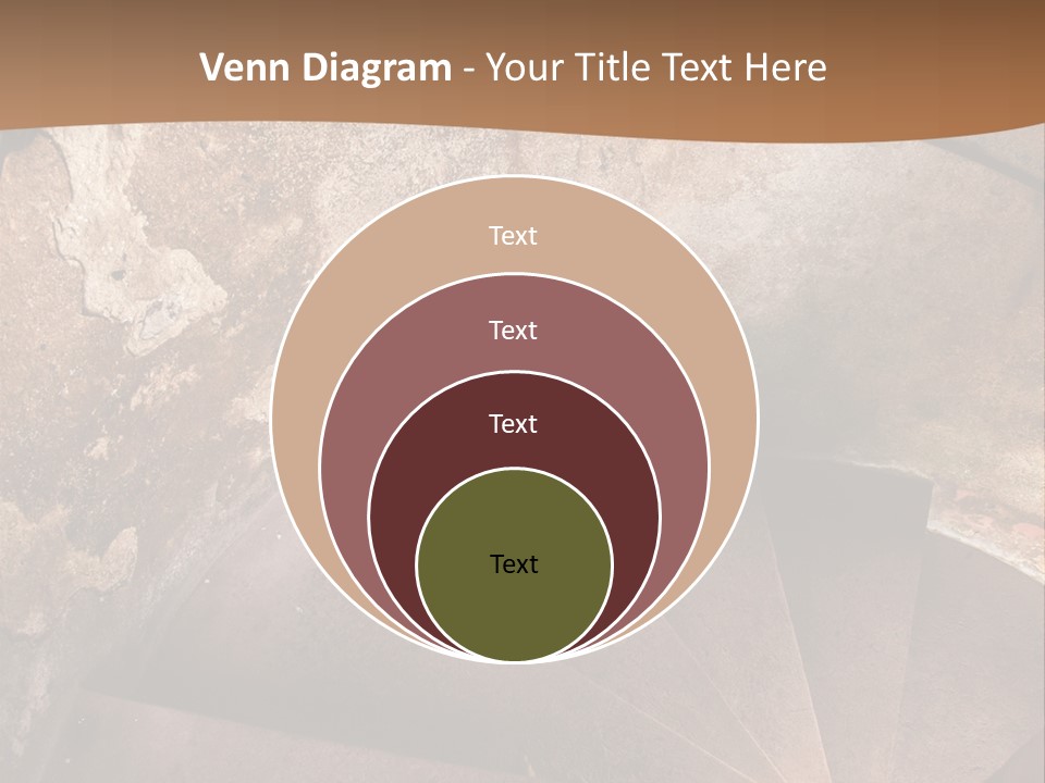 Holiday Stair Window PowerPoint Template