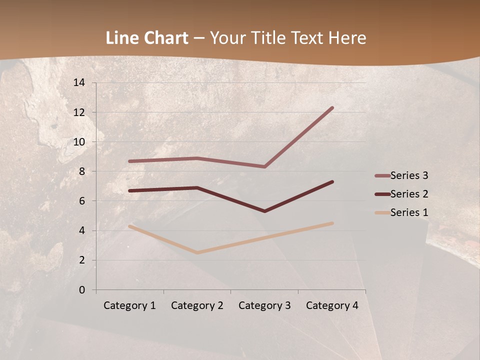 Holiday Stair Window PowerPoint Template