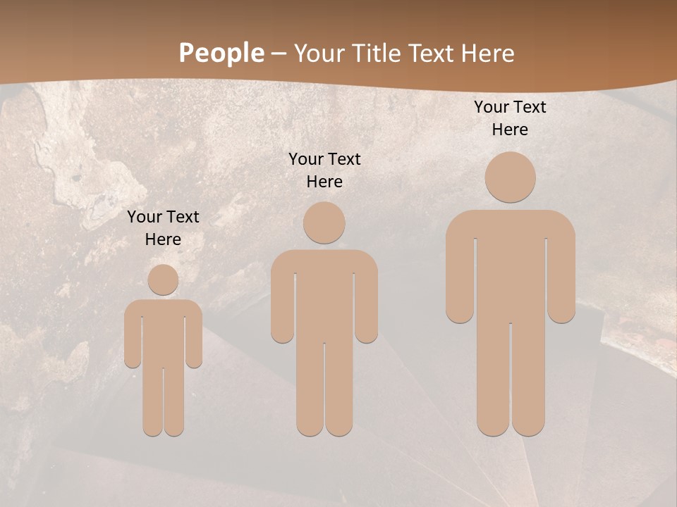 Holiday Stair Window PowerPoint Template