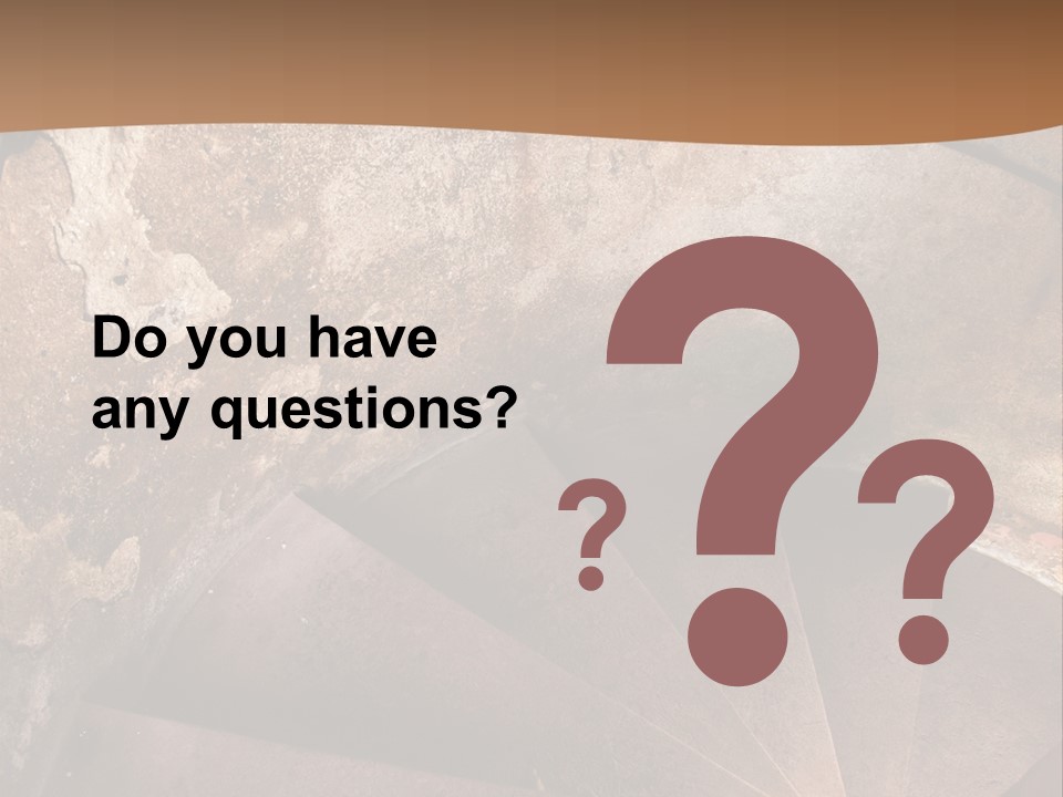 Holiday Stair Window PowerPoint Template