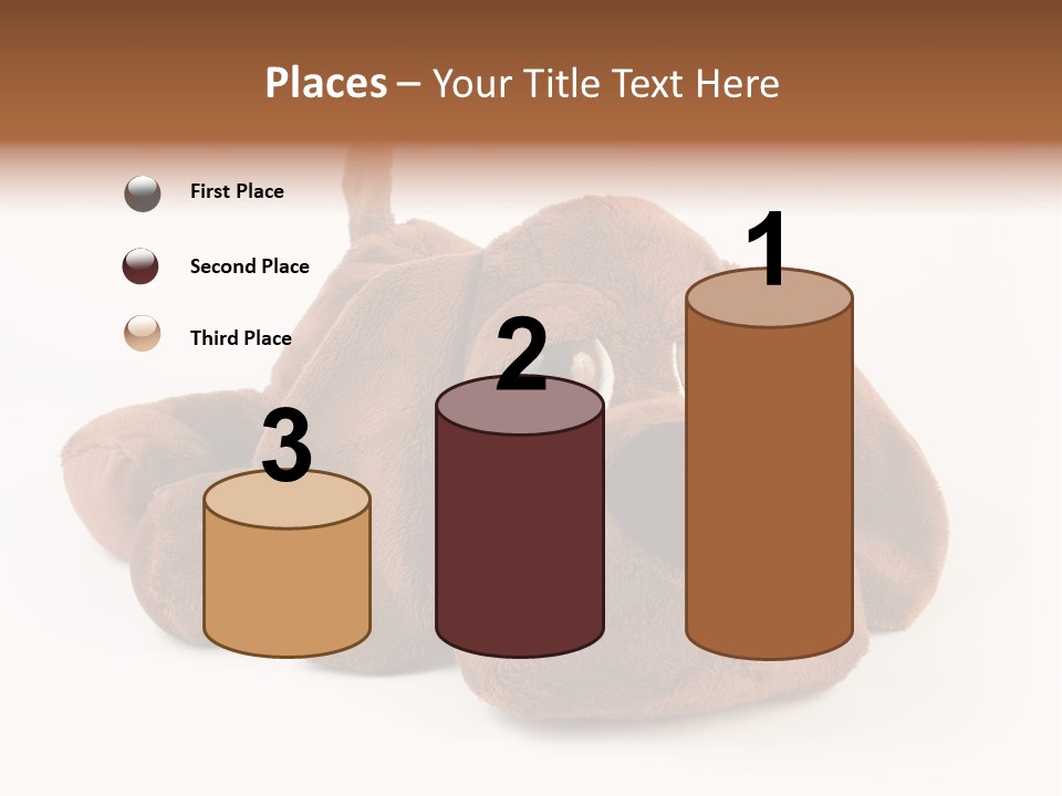 Teddie Puppy Baby PowerPoint Template