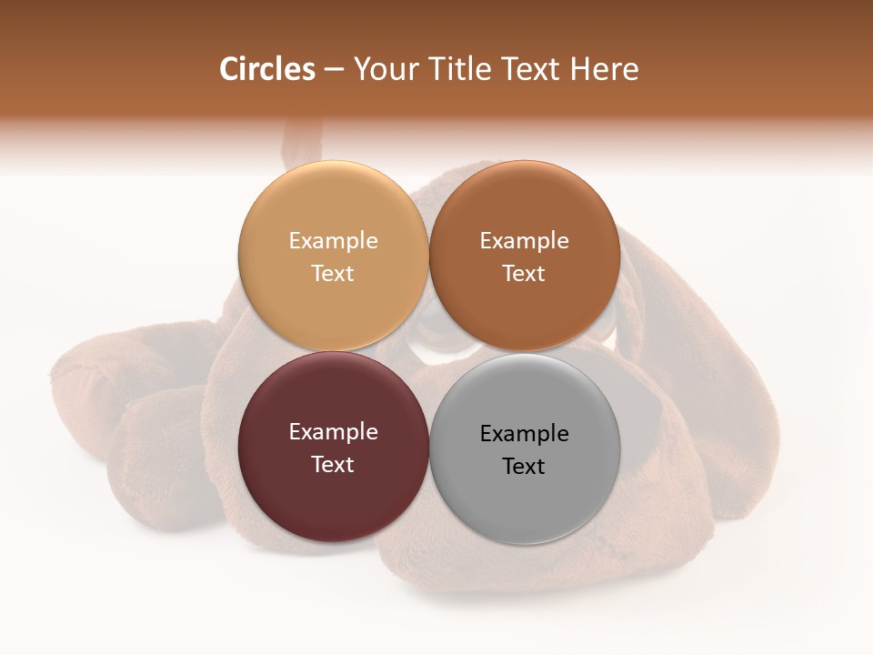 Teddie Puppy Baby PowerPoint Template