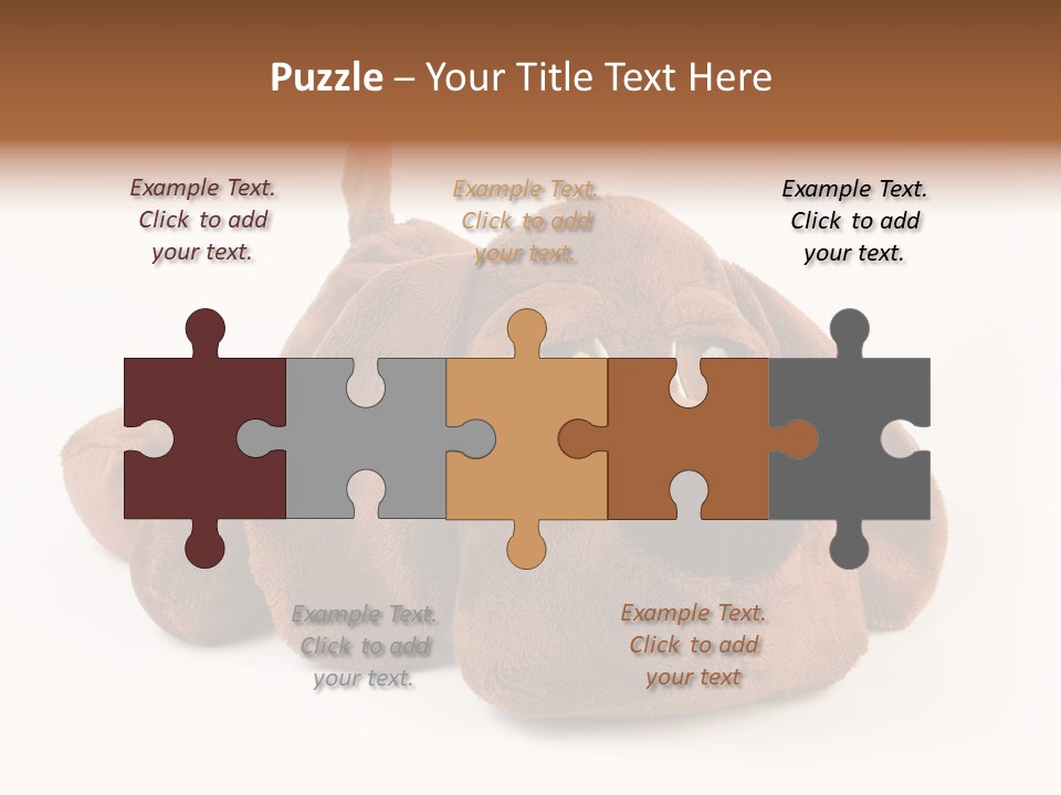 Teddie Puppy Baby PowerPoint Template