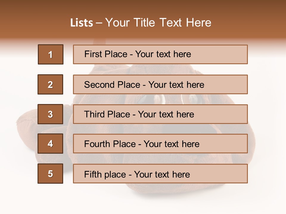 Teddie Puppy Baby PowerPoint Template