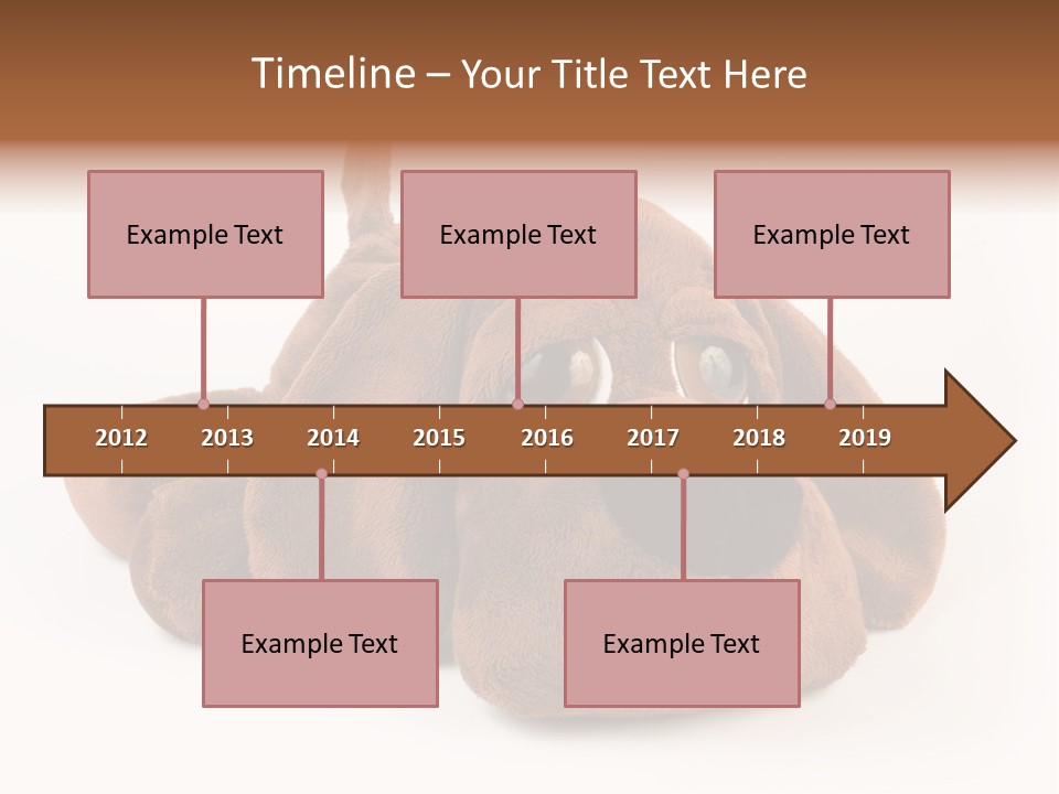 Teddie Puppy Baby PowerPoint Template