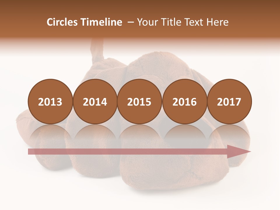 Teddie Puppy Baby PowerPoint Template