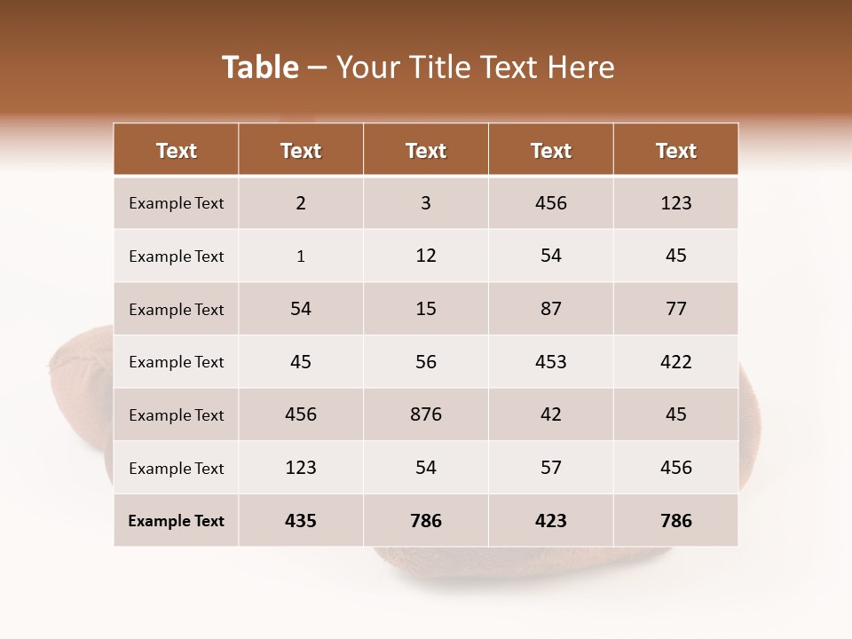 Teddie Puppy Baby PowerPoint Template