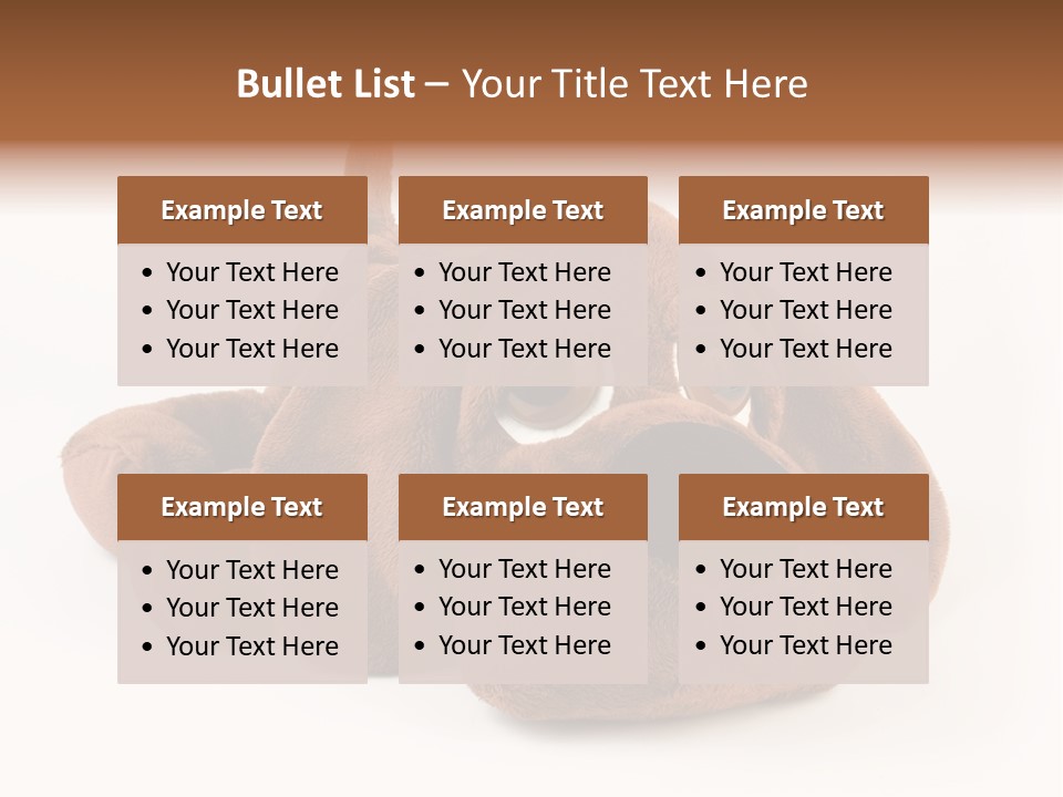 Teddie Puppy Baby PowerPoint Template