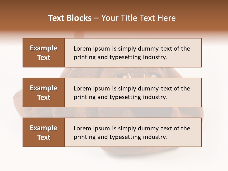 Teddie Puppy Baby PowerPoint Template