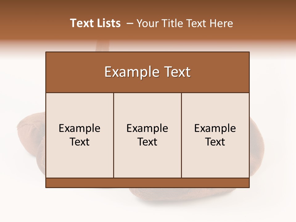 Teddie Puppy Baby PowerPoint Template