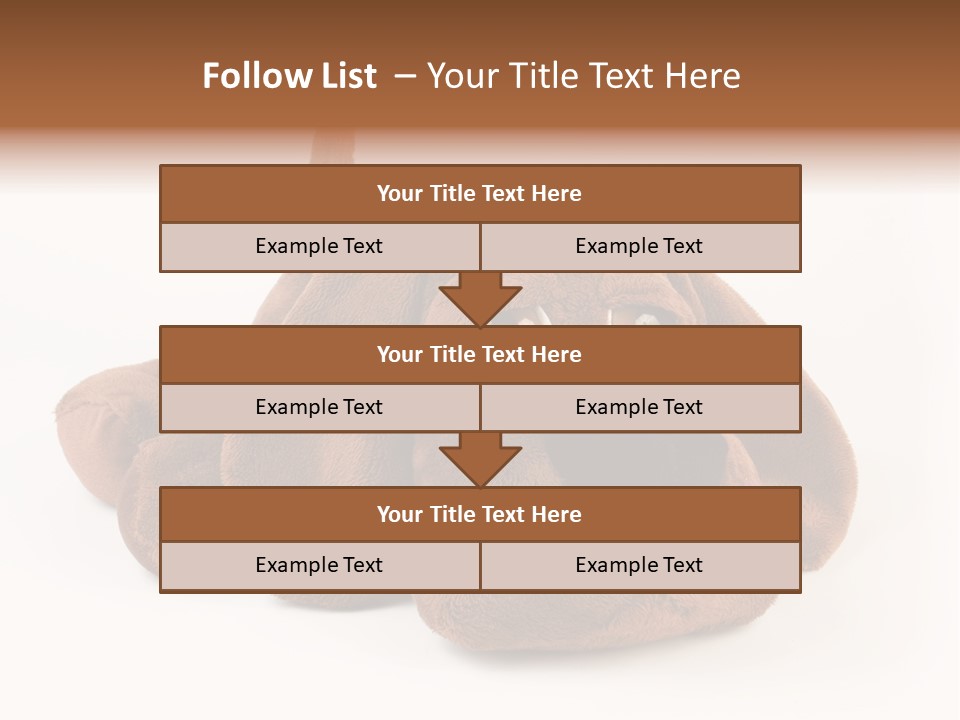 Teddie Puppy Baby PowerPoint Template