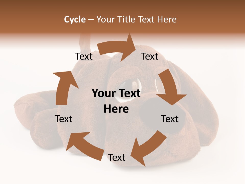 Teddie Puppy Baby PowerPoint Template