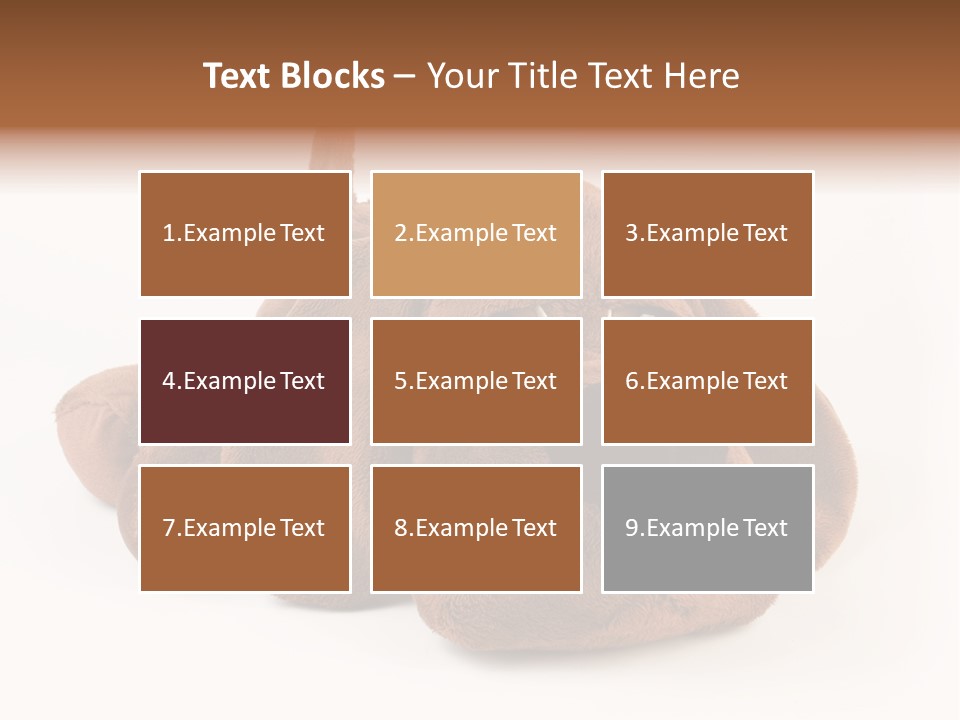 Teddie Puppy Baby PowerPoint Template