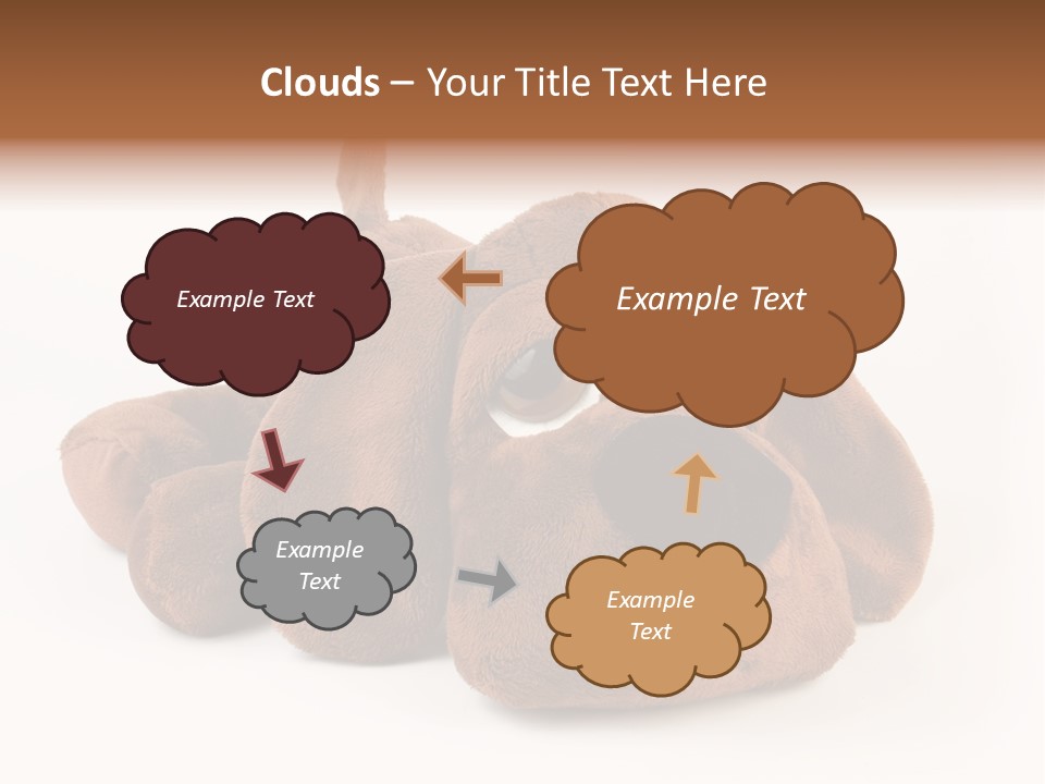 Teddie Puppy Baby PowerPoint Template