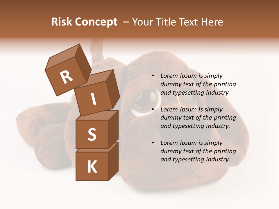 Teddie Puppy Baby PowerPoint Template