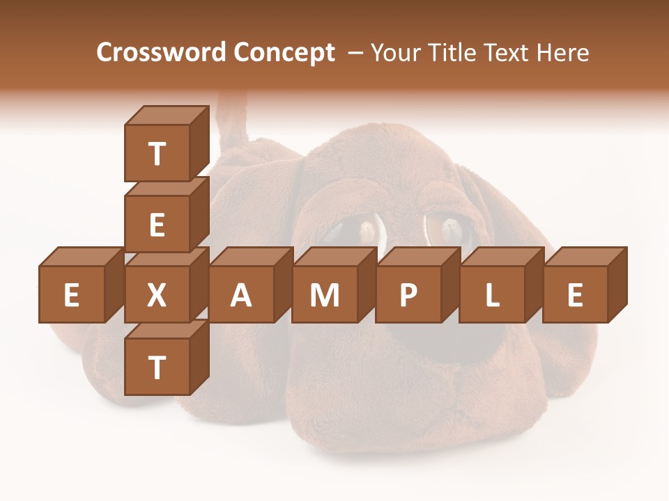 Teddie Puppy Baby PowerPoint Template