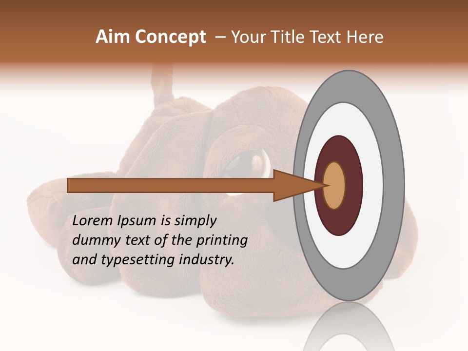 Teddie Puppy Baby PowerPoint Template