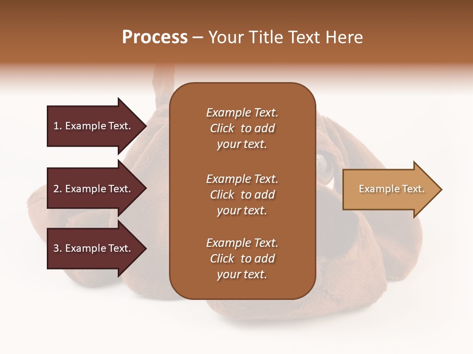 Teddie Puppy Baby PowerPoint Template