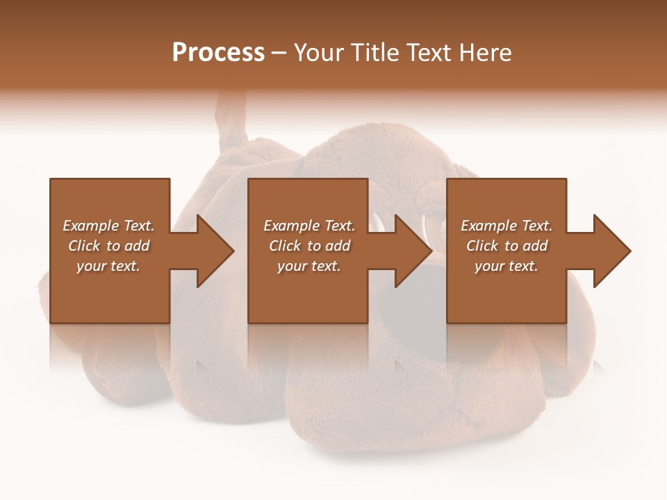 Teddie Puppy Baby PowerPoint Template