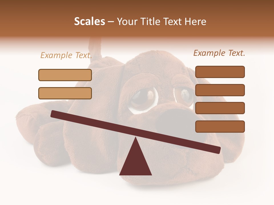 Teddie Puppy Baby PowerPoint Template