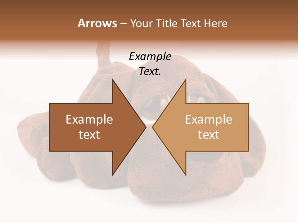 Teddie Puppy Baby PowerPoint Template