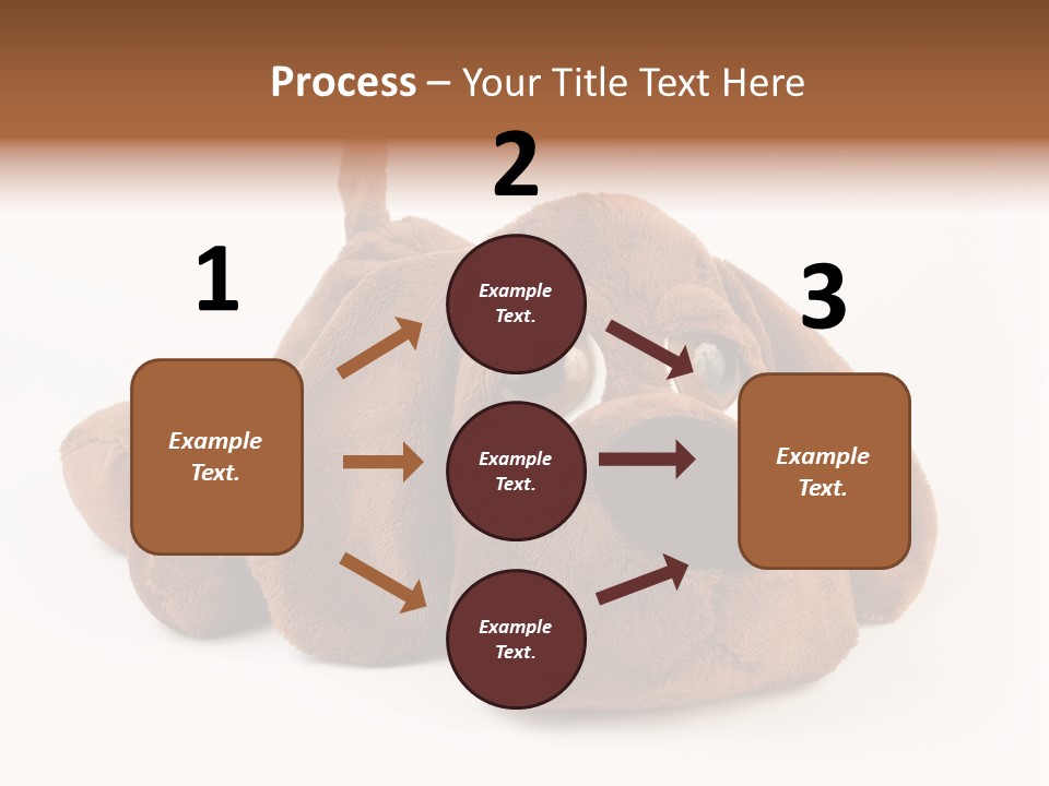 Teddie Puppy Baby PowerPoint Template