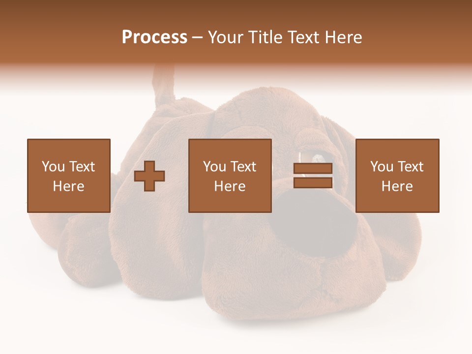 Teddie Puppy Baby PowerPoint Template