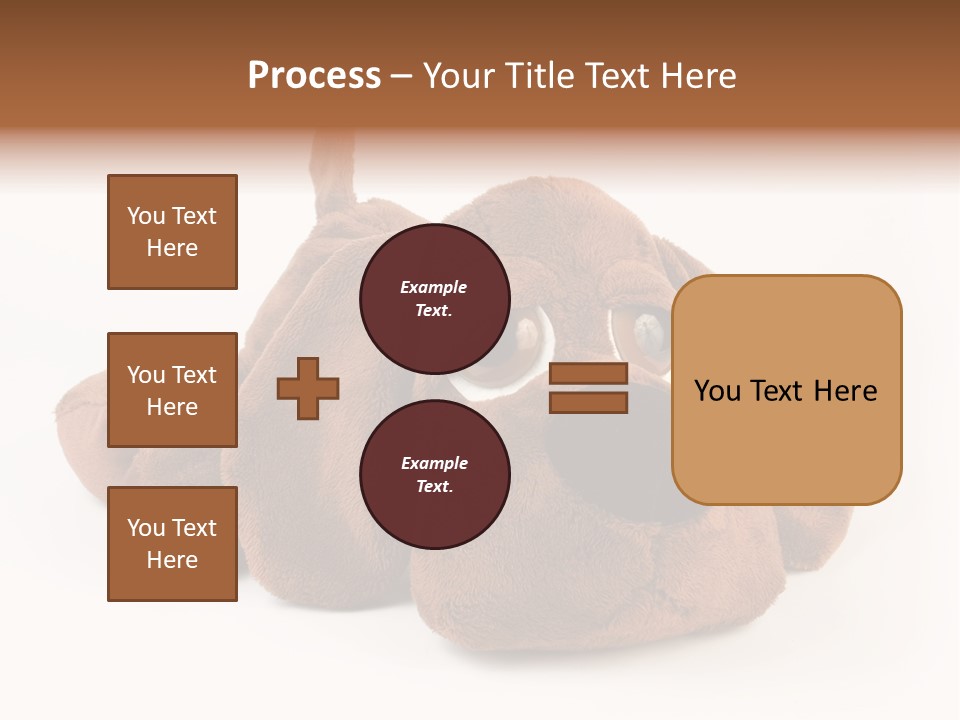 Teddie Puppy Baby PowerPoint Template