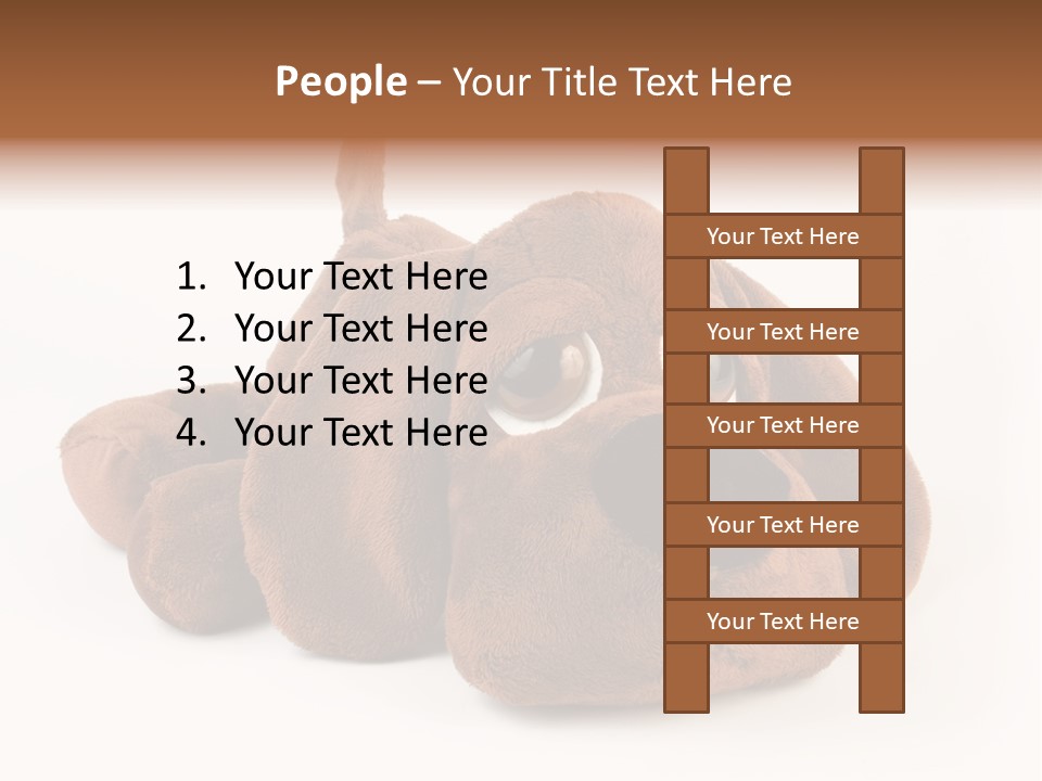 Teddie Puppy Baby PowerPoint Template