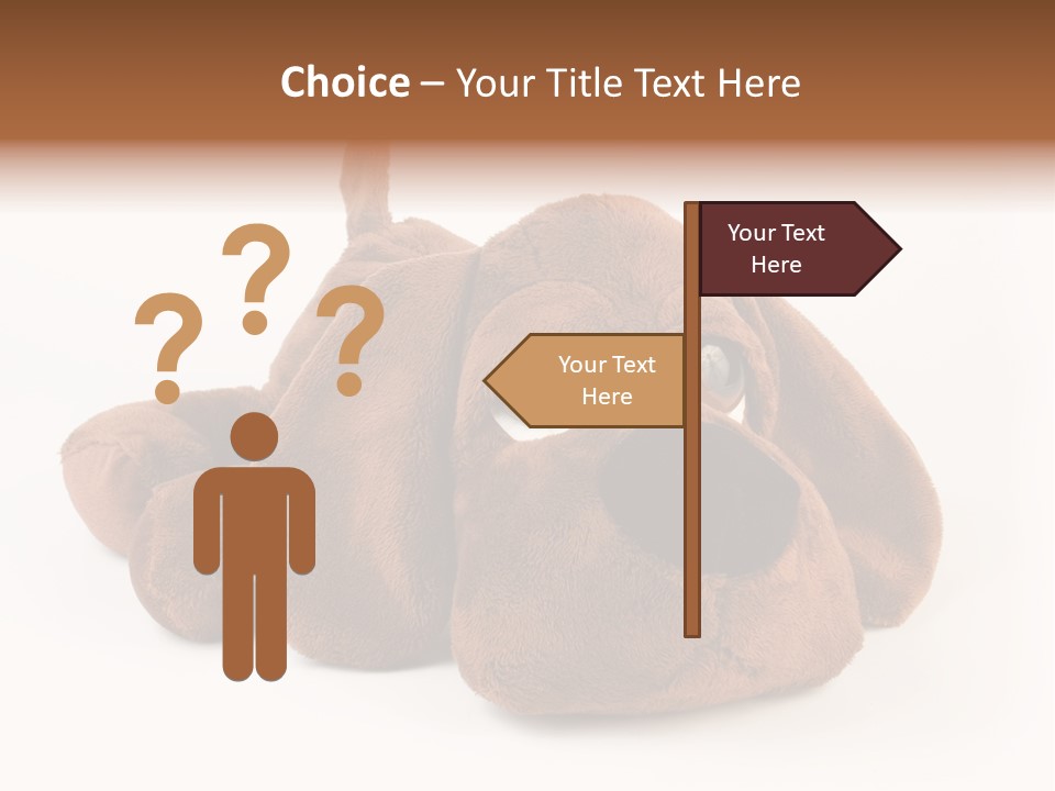 Teddie Puppy Baby PowerPoint Template