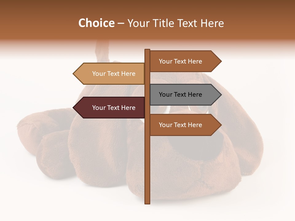 Teddie Puppy Baby PowerPoint Template