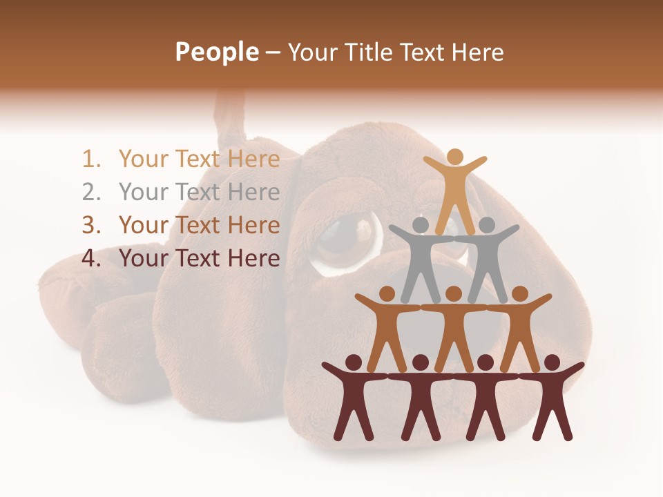 Teddie Puppy Baby PowerPoint Template