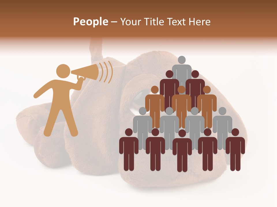 Teddie Puppy Baby PowerPoint Template