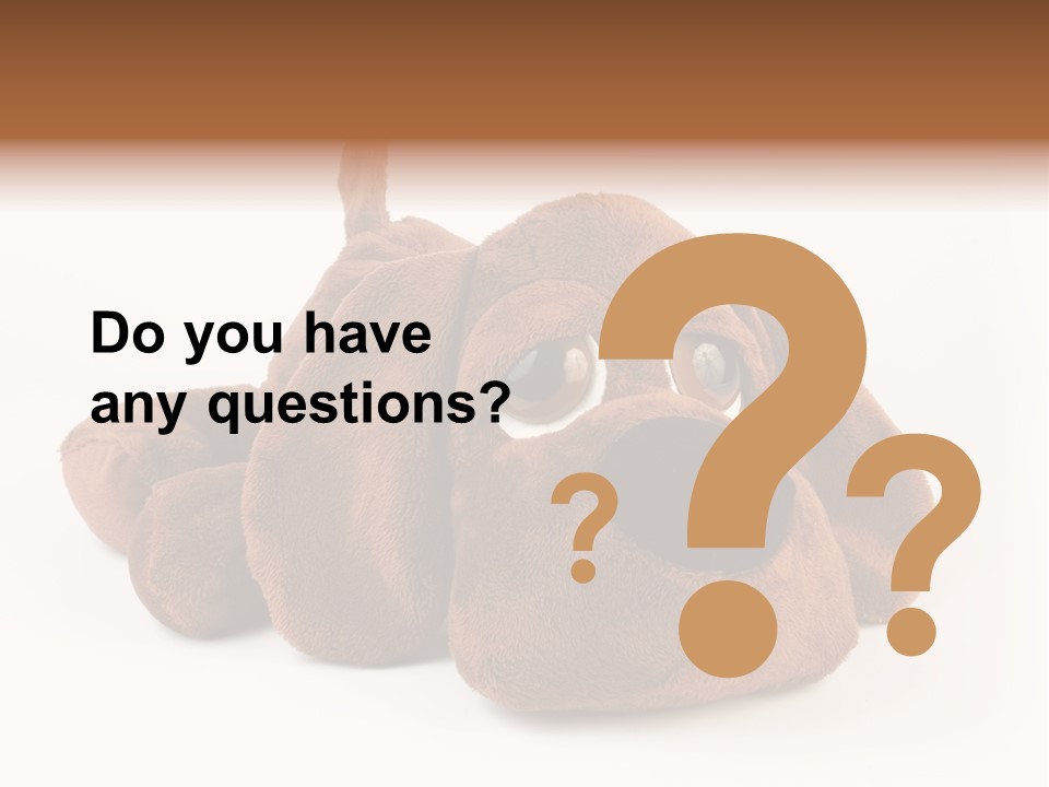 Teddie Puppy Baby PowerPoint Template