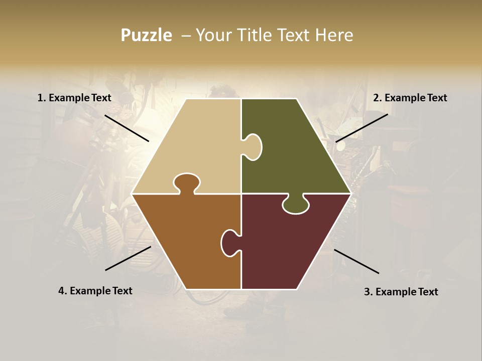 Heat Light Cylinder PowerPoint Template