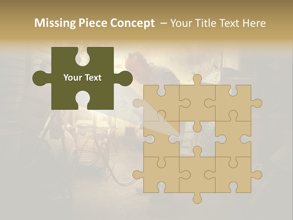 Heat Light Cylinder PowerPoint Template