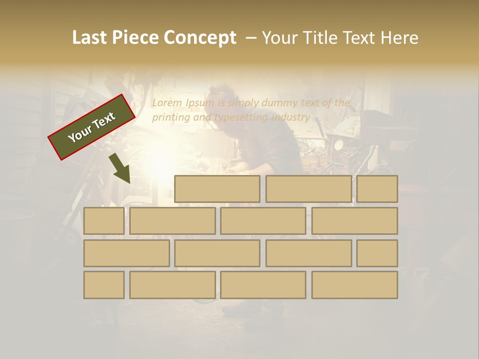 Heat Light Cylinder PowerPoint Template