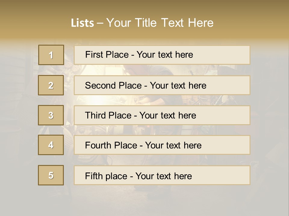 Heat Light Cylinder PowerPoint Template