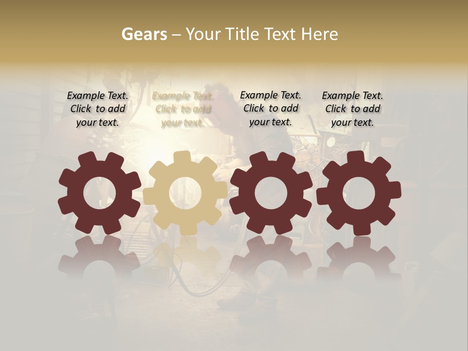 Heat Light Cylinder PowerPoint Template