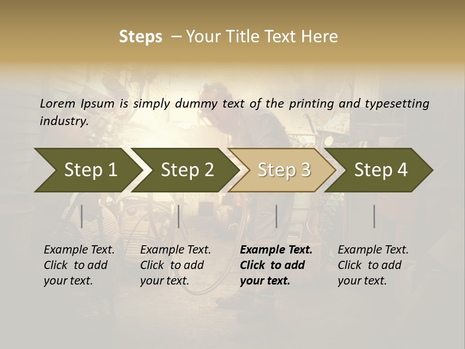 Heat Light Cylinder PowerPoint Template