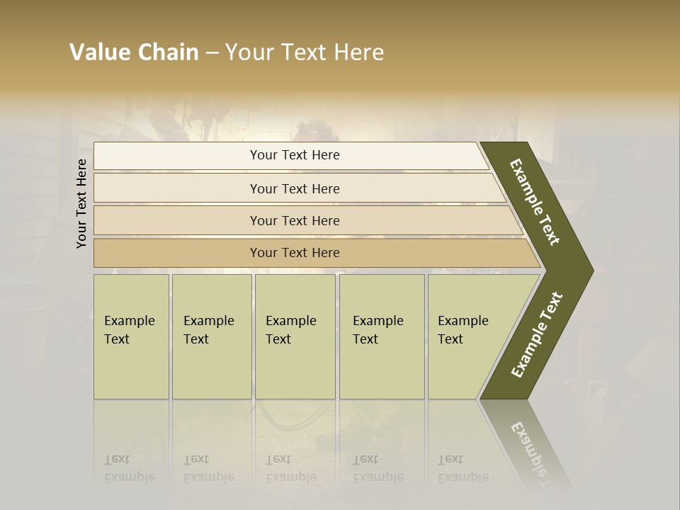 Heat Light Cylinder PowerPoint Template