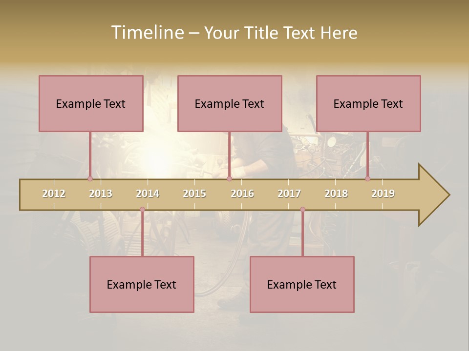 Heat Light Cylinder PowerPoint Template