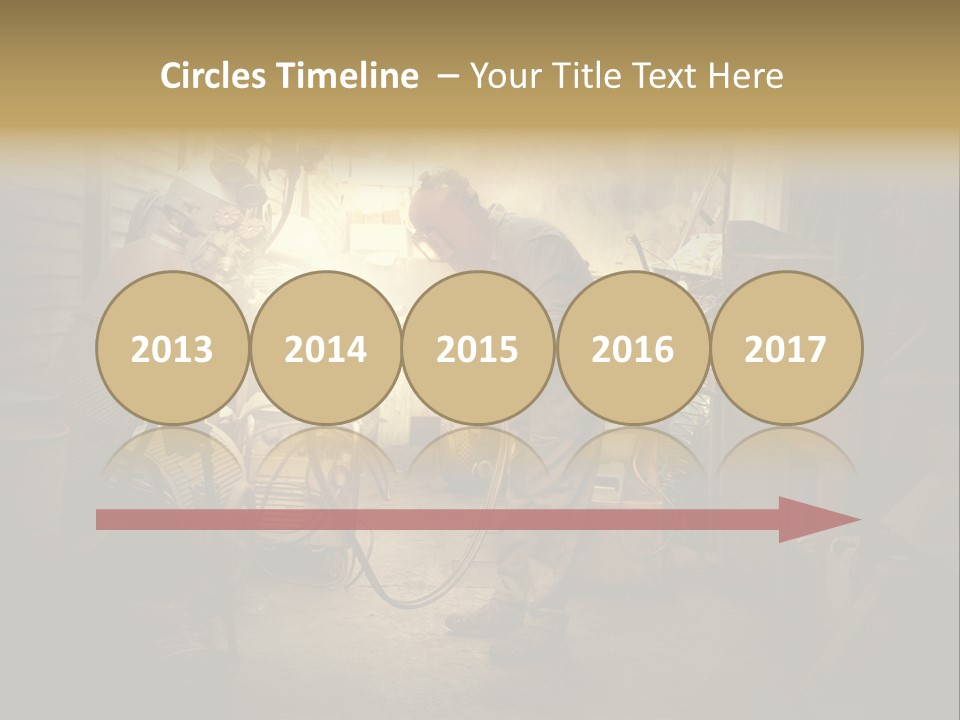 Heat Light Cylinder PowerPoint Template
